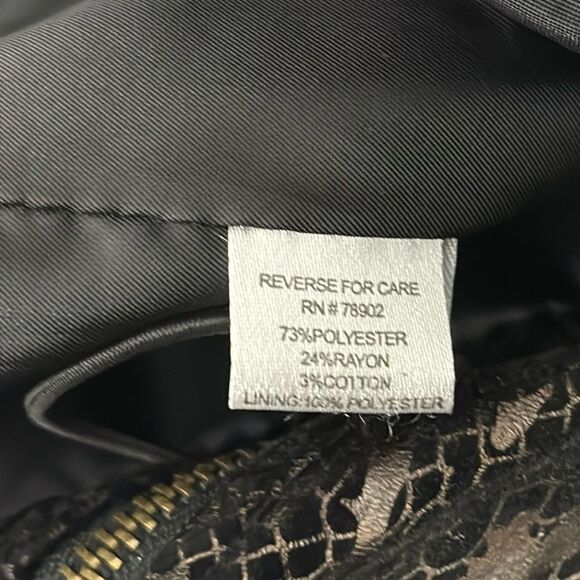 Erin London Vest Small Faux Snakeskin Python NWOT - Picture 16 of 16